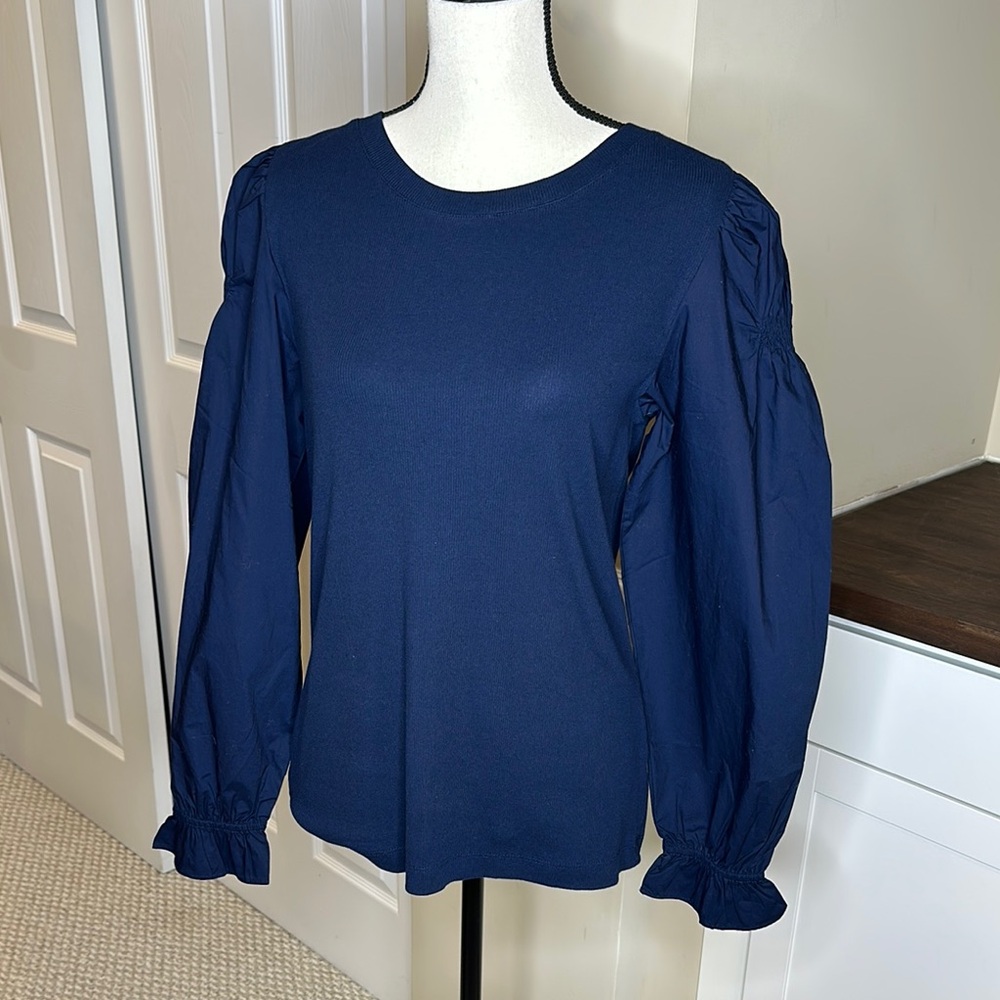 Elegant Navy Women's Top